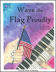 Wave the Flag Proudly piano sheet music cover Thumbnail